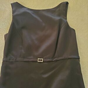 After Six Elegant Black Strapless Dress